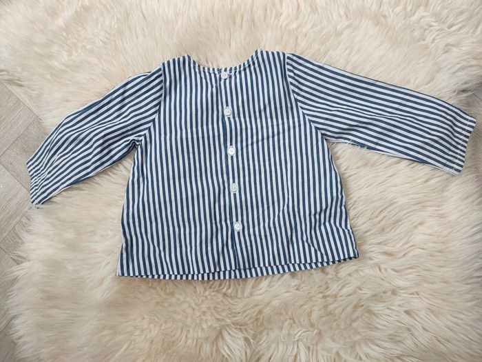 Blouse rayée Jacadi 12 mois - photo numéro 4