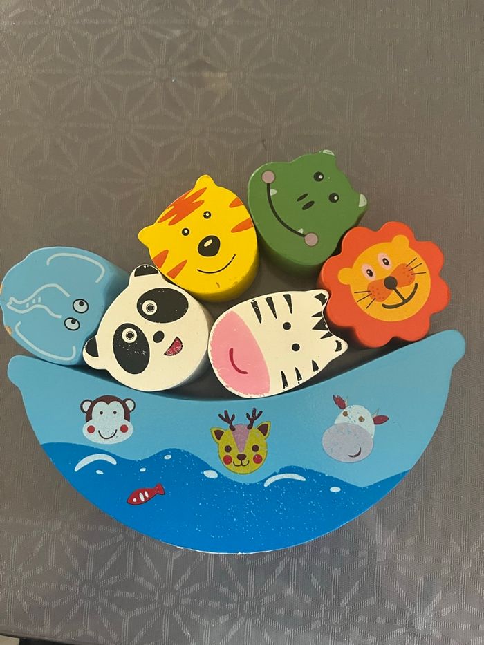 Jeu équilibre en bois