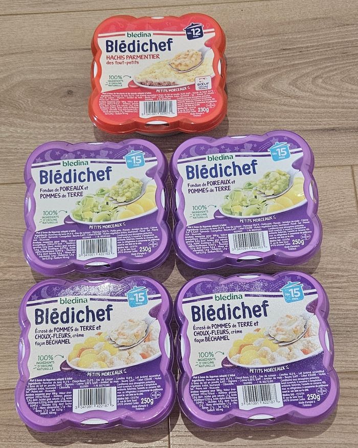 Lot 5 repas Blédichef