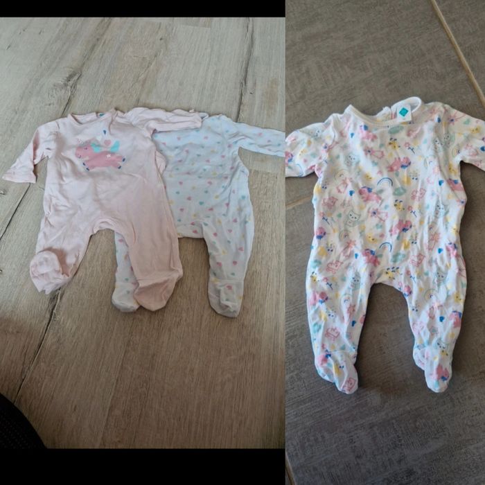 Grenouillère été taille naissance