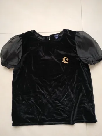Tee-shirt velours 10 ans