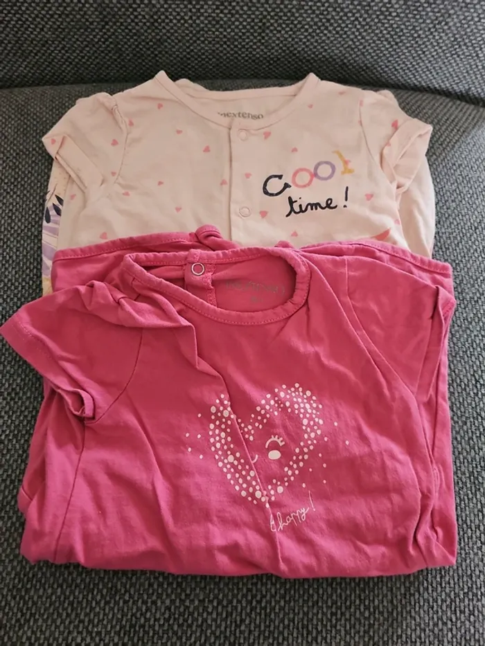Lot de combinaison short 18 mois