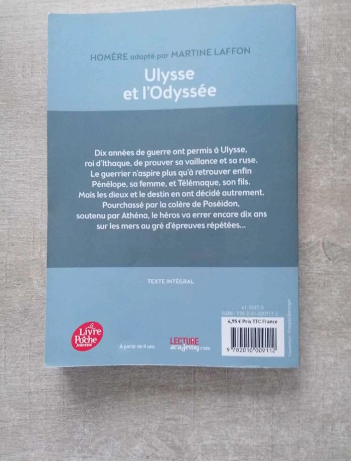 Livre Collège Ulysse et l’Odissée Homere - photo numéro 3