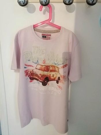 Tee-shirt homme rose