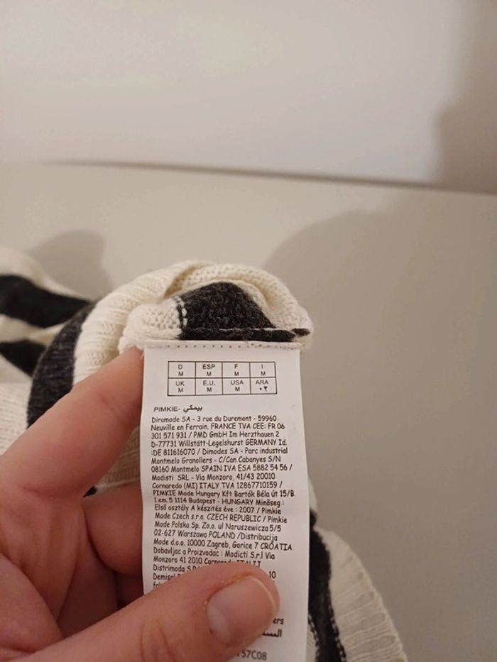 Pull rayé à manches courtes Pimkie taille M 38 - photo numéro 8