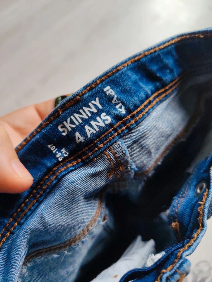 Jean skinny taille 4 ans - photo numéro 3