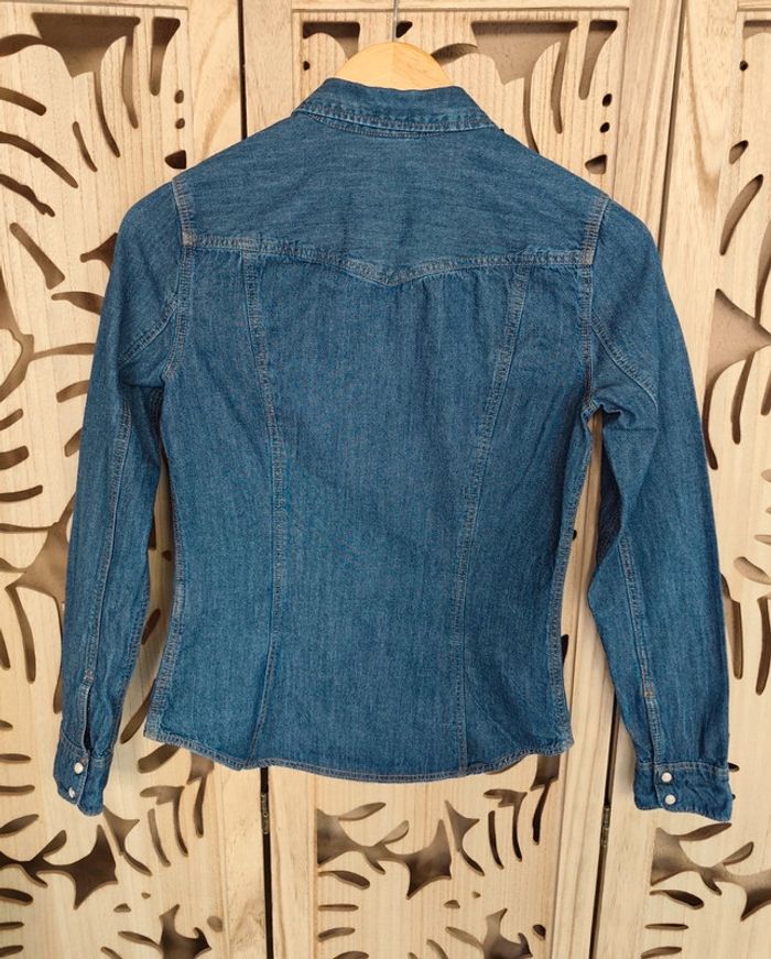 Chemise en Jean Femme, Coupe Cintrée - Taille 34 & Shirt - photo numéro 12