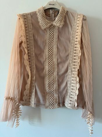 Magnifique haut beige rosé Molly Bracken