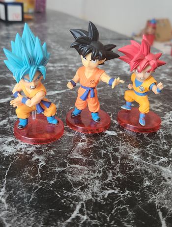 Lot de 3 figurines WCF Dragon ball