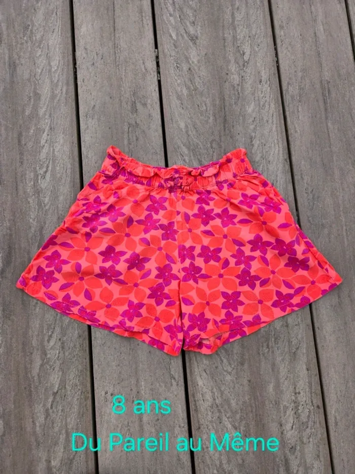 Short fleurs 8 ans Du Pareil au Même DPAM