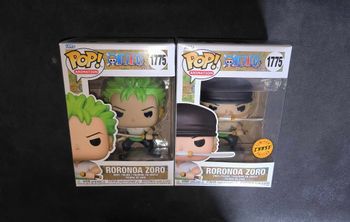 Lot 2 Figurines Funko Pop / Roronoa Zoro 1775 / One Piece (1 Chase + 1 Normal)