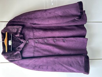 Veste mauve Bleu bonheur - Taille 54