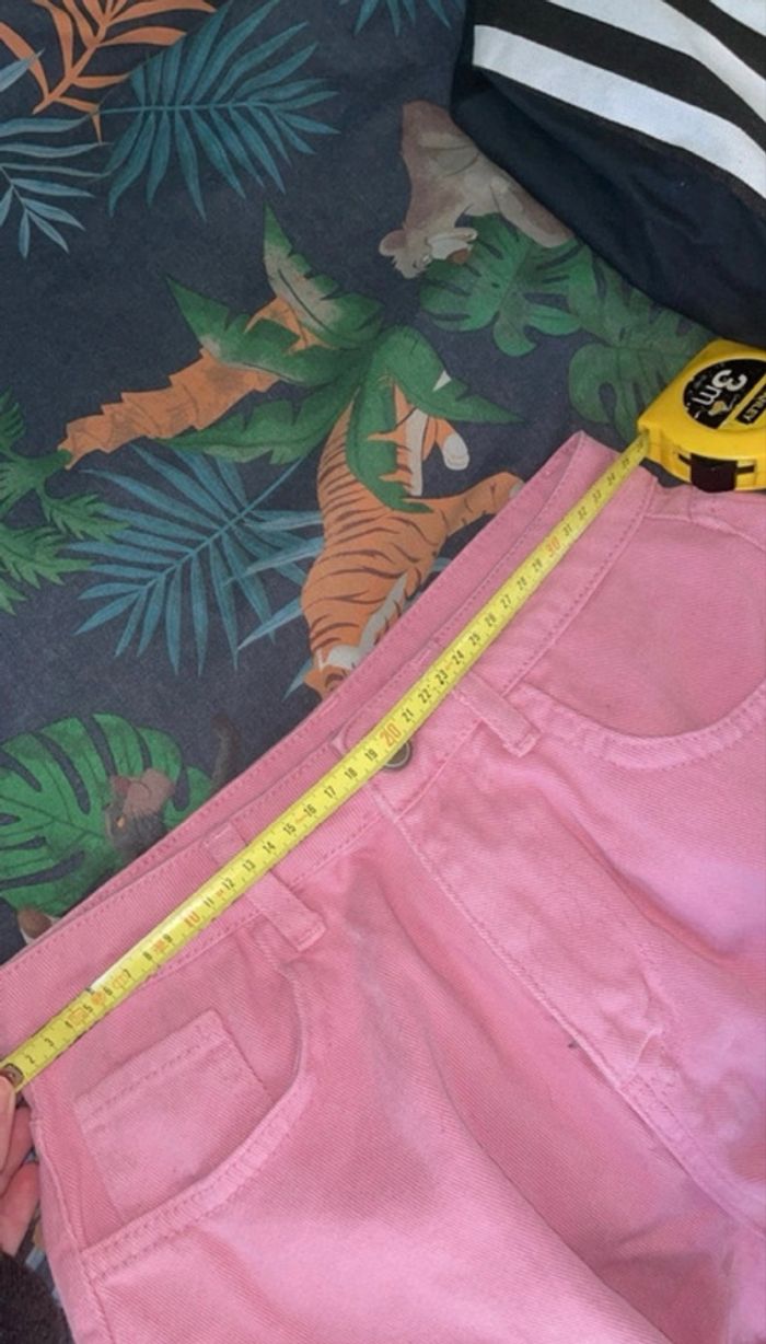 MaxMila Paris - Short en jean - Taille M - Rose - Neuf avec étiquette - photo numéro 7