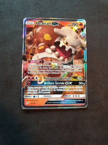 Carte pokémon Heatran GX 25/236