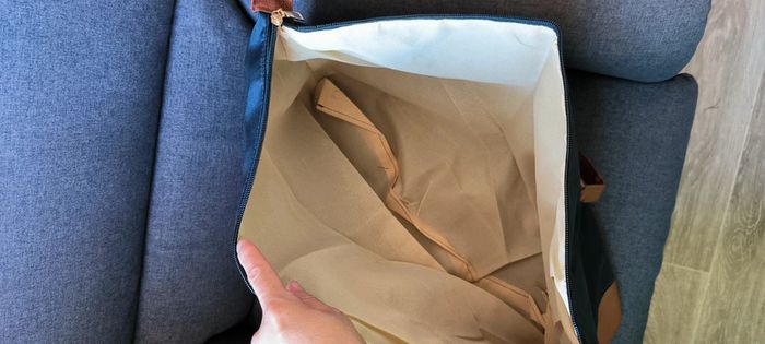 Sac fourre-tout en toile très tendance très spacieux - photo numéro 11