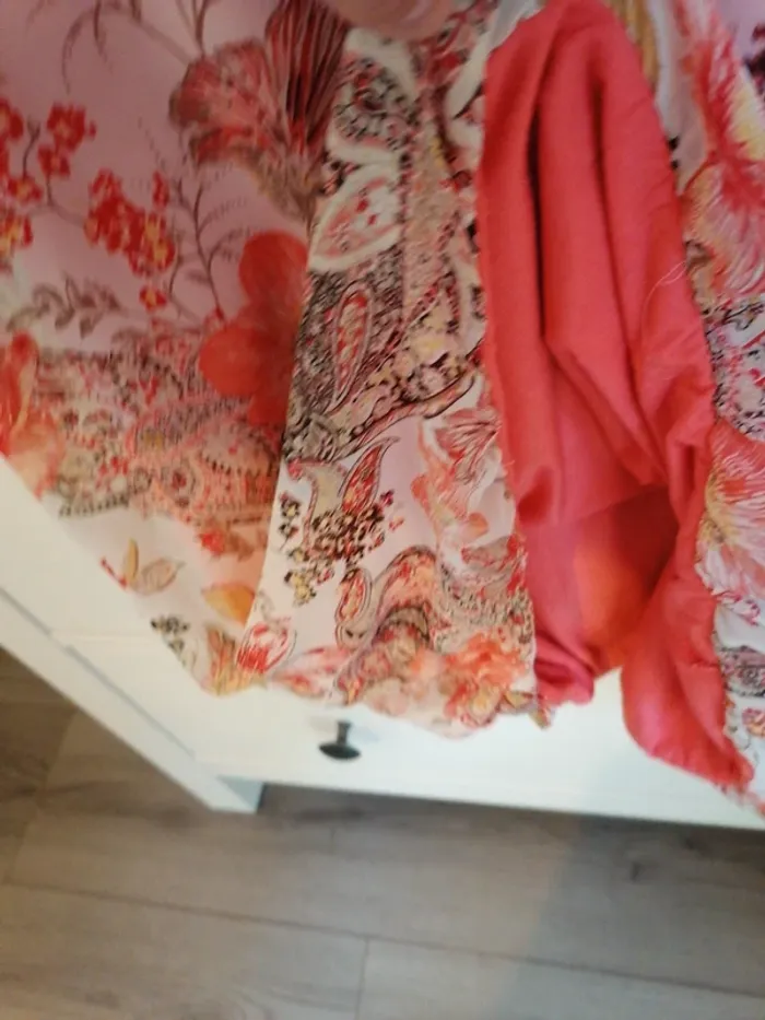 Blouse sans manches voile doublé - photo numéro 8