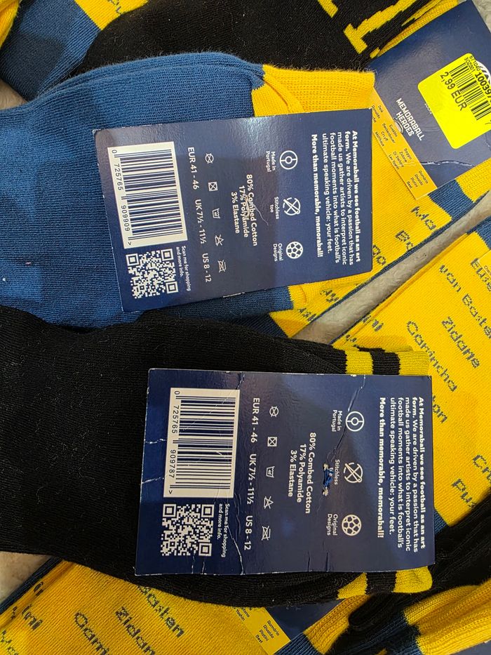 Lot de 10 paires de chaussettes aux couleurs de clubs de football – Taille 31-46 – Neuf - photo numéro 2