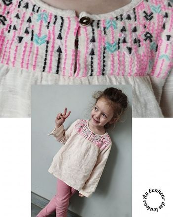 4 ans ensemble blouse Tape à l'oeil ( 4 ans) et pantalon tex (3-4 ans)