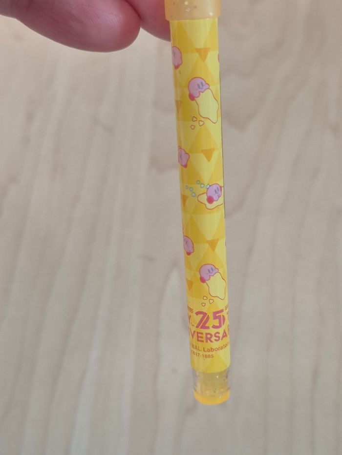 Stylo gel Kirby 25th anniversary jaune - photo numéro 3