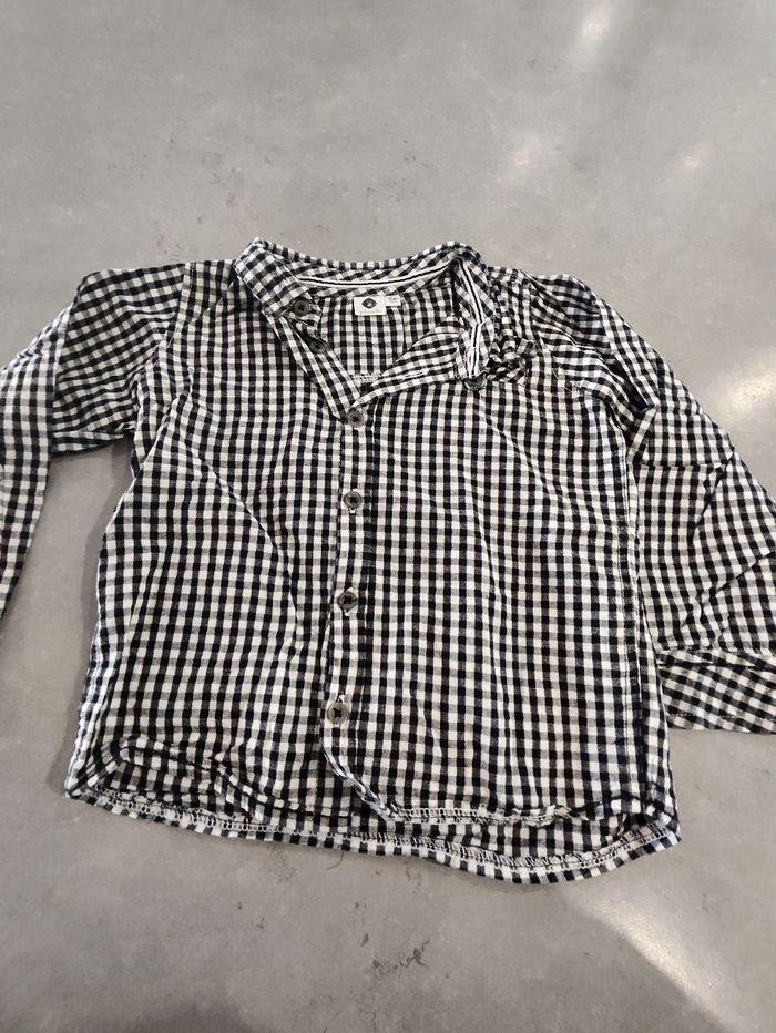 Lot de 2 chemises manches longues – Garçon – 24 mois - photo numéro 4