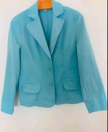 Veste  turquoise  Taille  40  -  44 vintage
