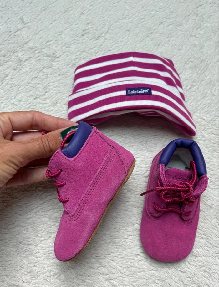 Ensemble bottine et bonnet Timberland