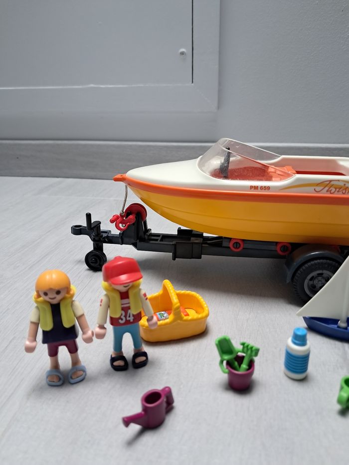 Playmobil remorque + bateau - photo numéro 3