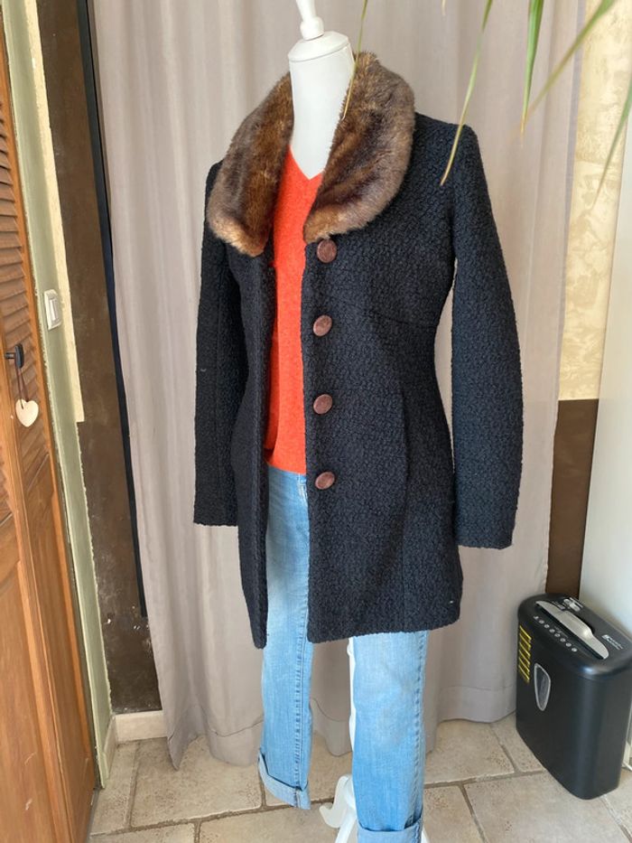 Beau manteau mi long School Rag T1 - photo numéro 7