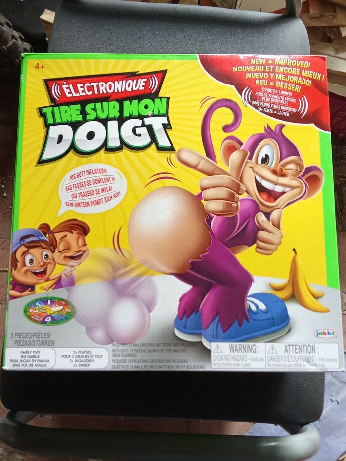 Jeu société singe péteur