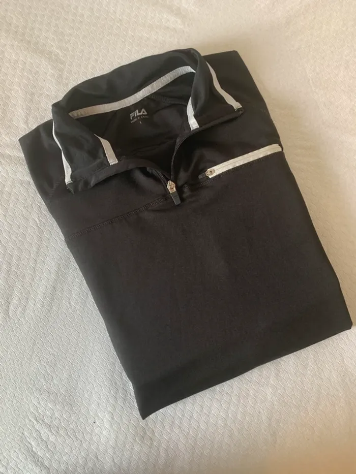 Fila Homme 1/4 zip Taille L - photo numéro 2