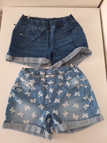 Lot de 2 shorts fille
