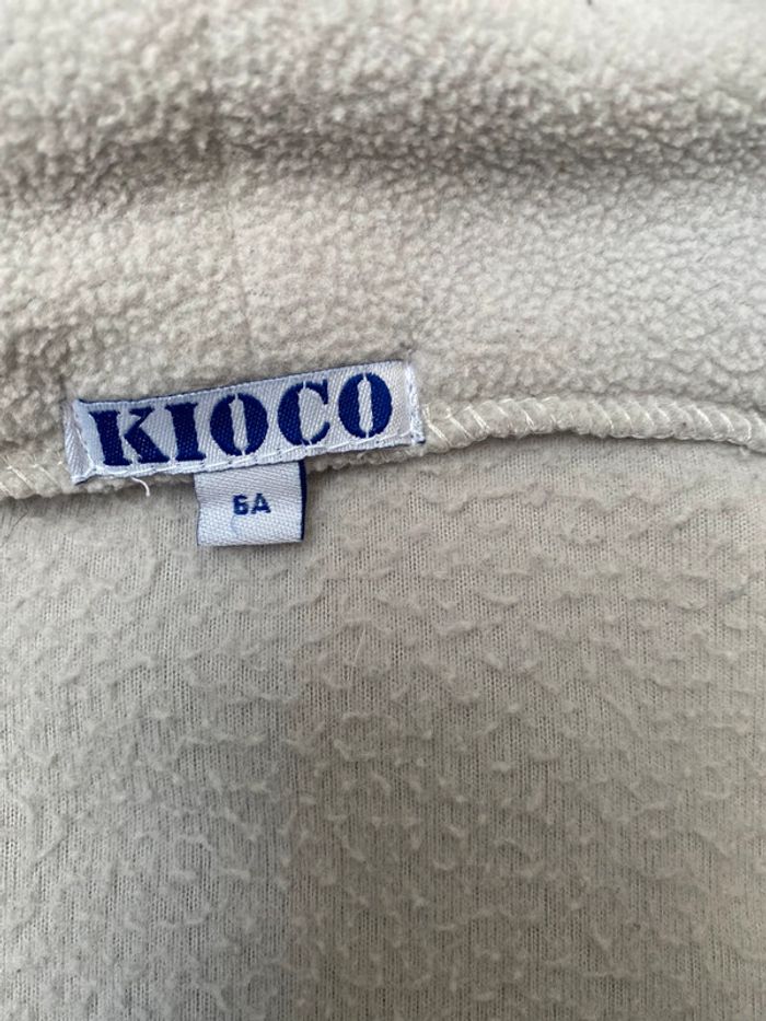 Robe de chambre / peignoir gris en polaire - 6 ans - photo numéro 3