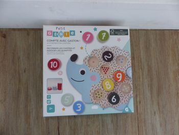 jeu en bois "Compte avec Gaston"collection petit génie