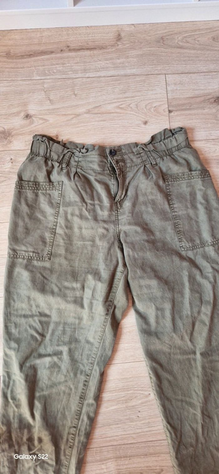 Pantalón cargo taille haute - photo numéro 2