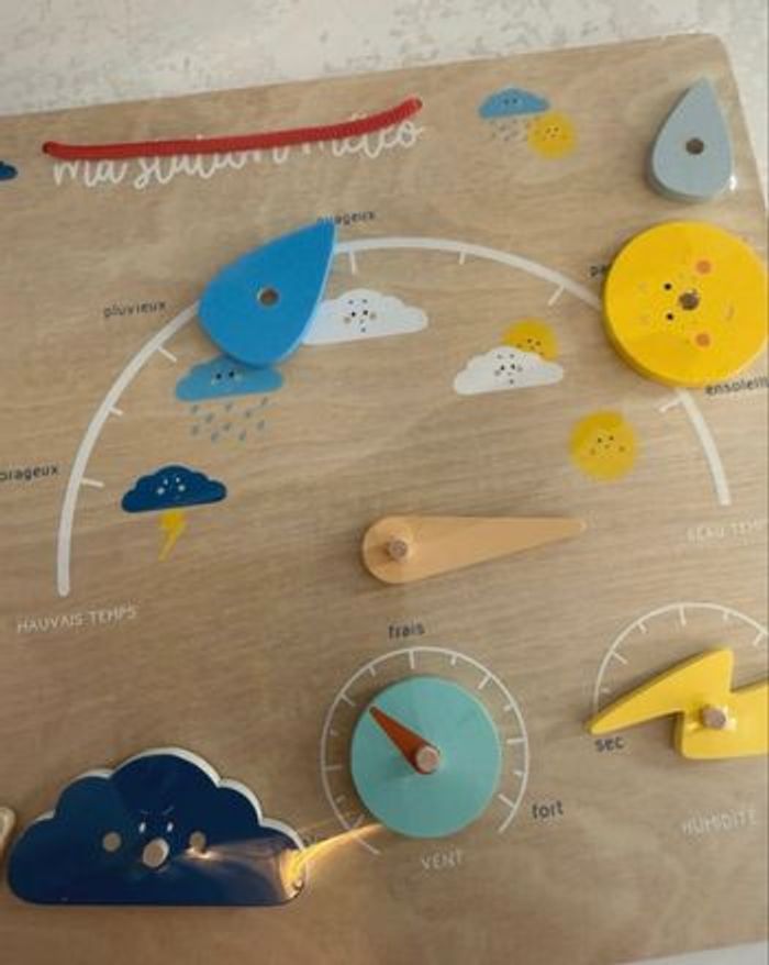 Jeux puzzle éducatif météo enfant neuf - photo numéro 3
