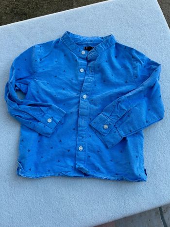 Chemise bleu kiabi 24 mois
