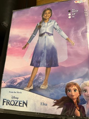 Déguisement reine des neiges 3-4 ans neuf