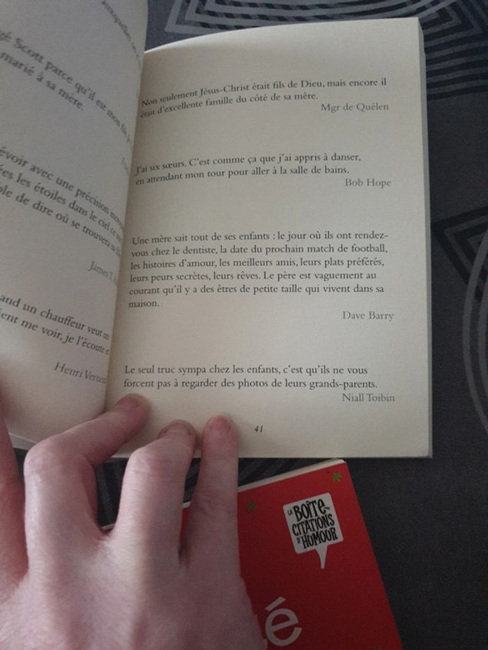 Lot de 3 livres "Boite citations humour" - photo numéro 8