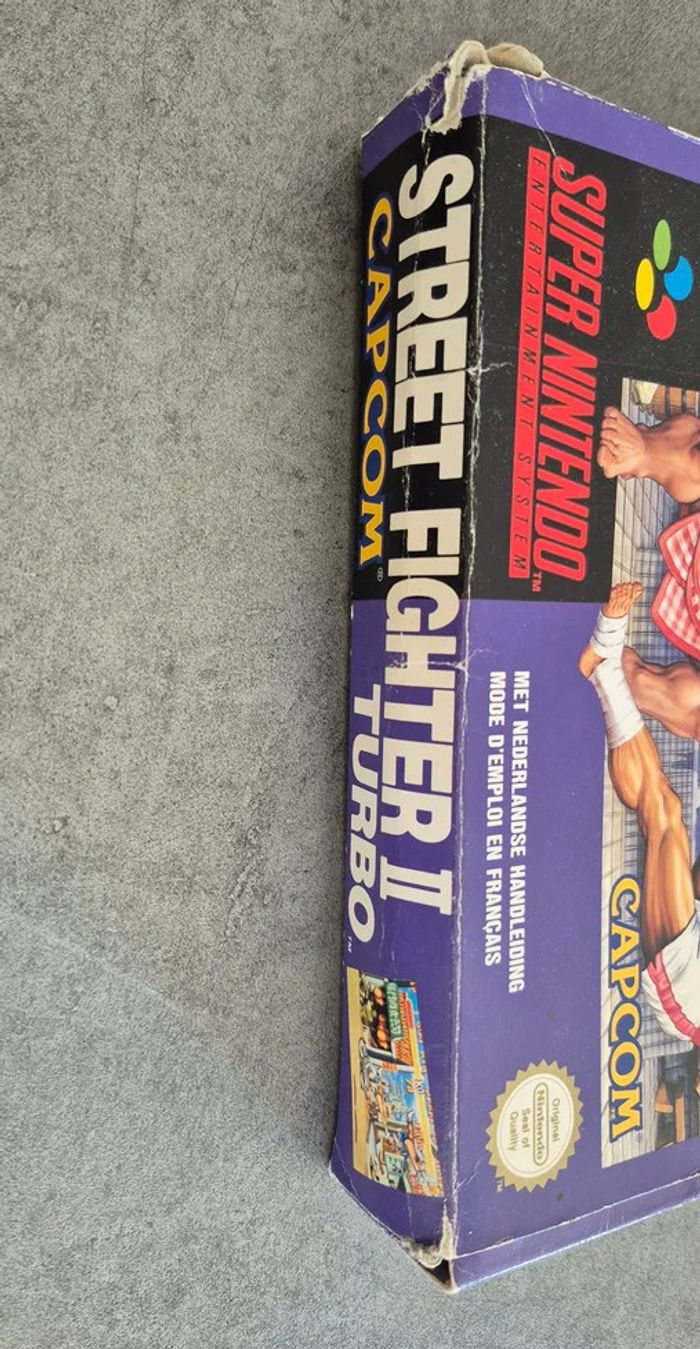 Jeu Street Fighter 2 Turbo Super Nintendo Snes FAH Complet CIB - photo numéro 5