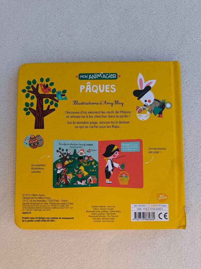 Livre Anim'agier Pâques Auzou - photo numéro 3