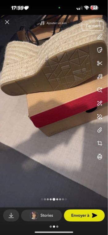 Nu-pieds, femme taille 38