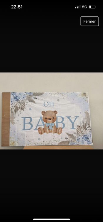 Toile pour événement