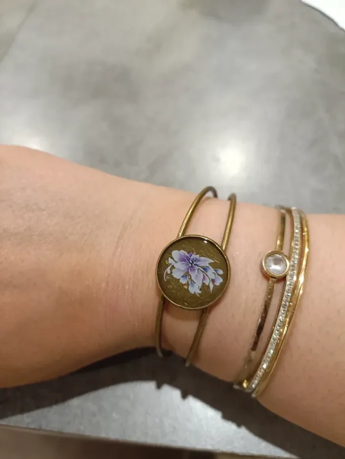 Bracelets couleur bronze - photo numéro 3