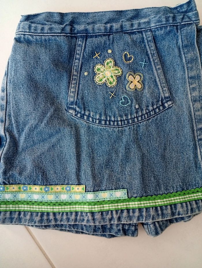Jupe short en jean La Redoute taille 4 ans - photo numéro 5