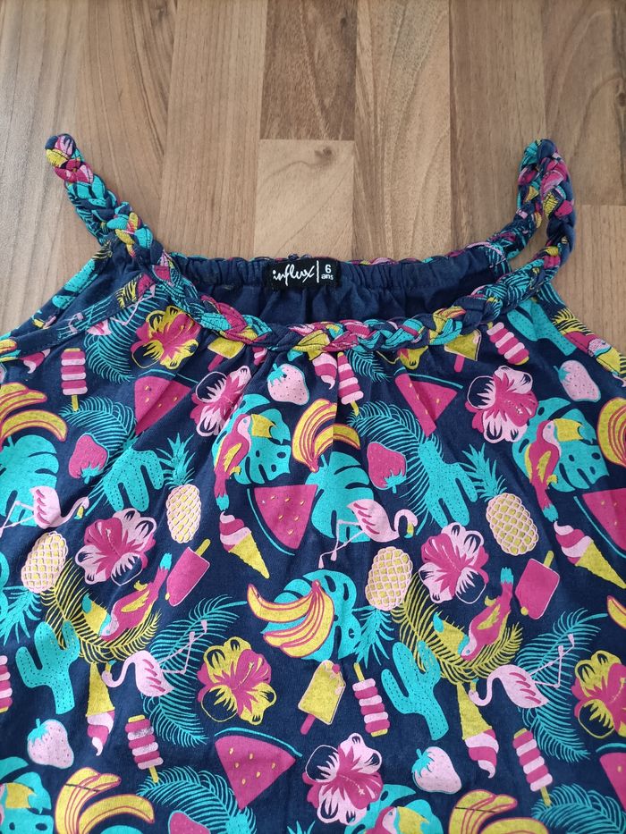 Robe bleue marine motifs glaces influx 6 ans - photo numéro 3