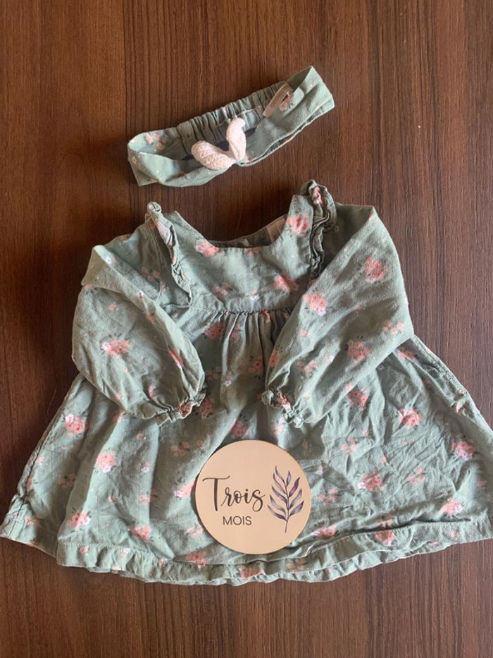 Robe et bandeau Orchestra 3 mois manche longue