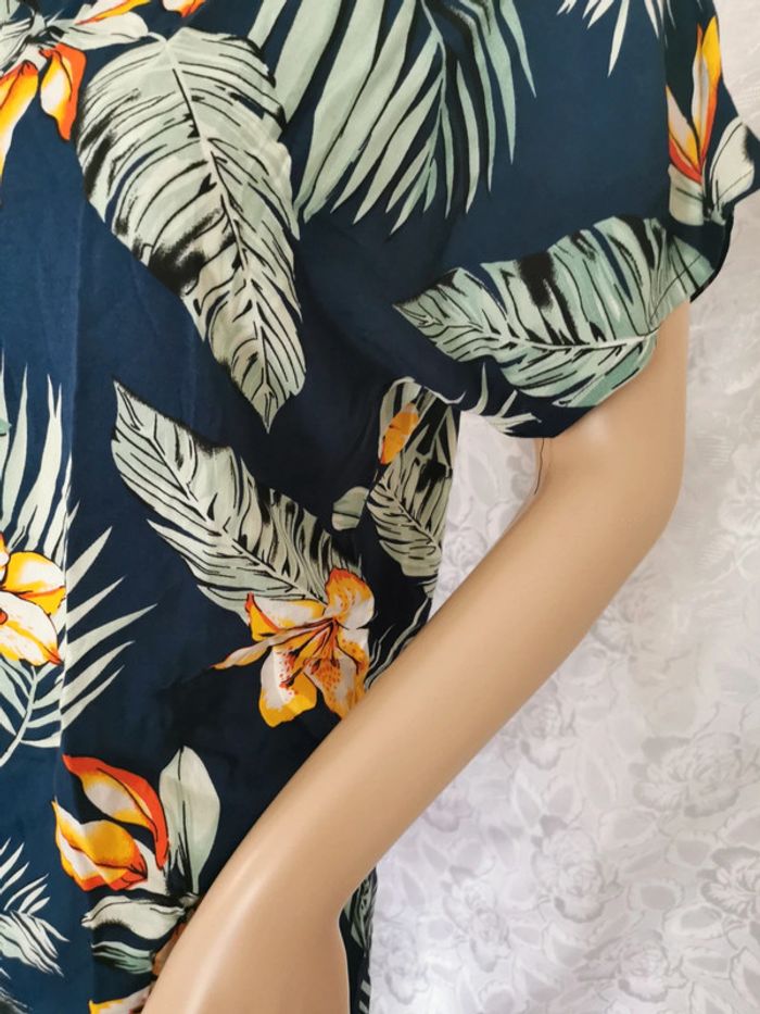 🌺Robe bleu marine orange. Taille 38 🌺 - photo numéro 4