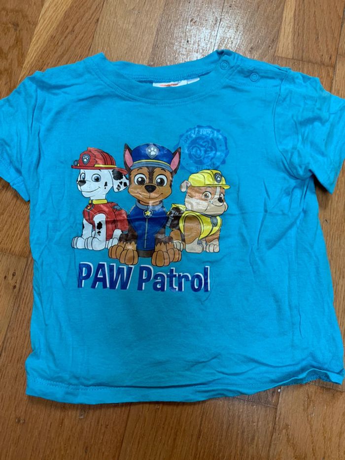 Tee shirt paw patrol 18 mois