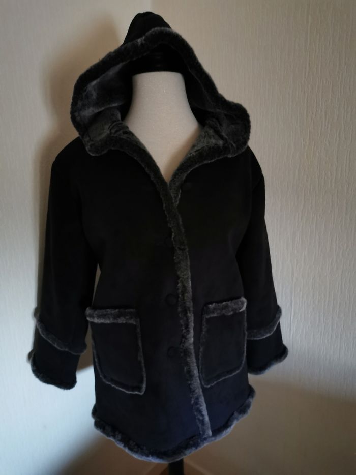 Manteau en fausse fourrure Lulu la Contrebande T 12 ans