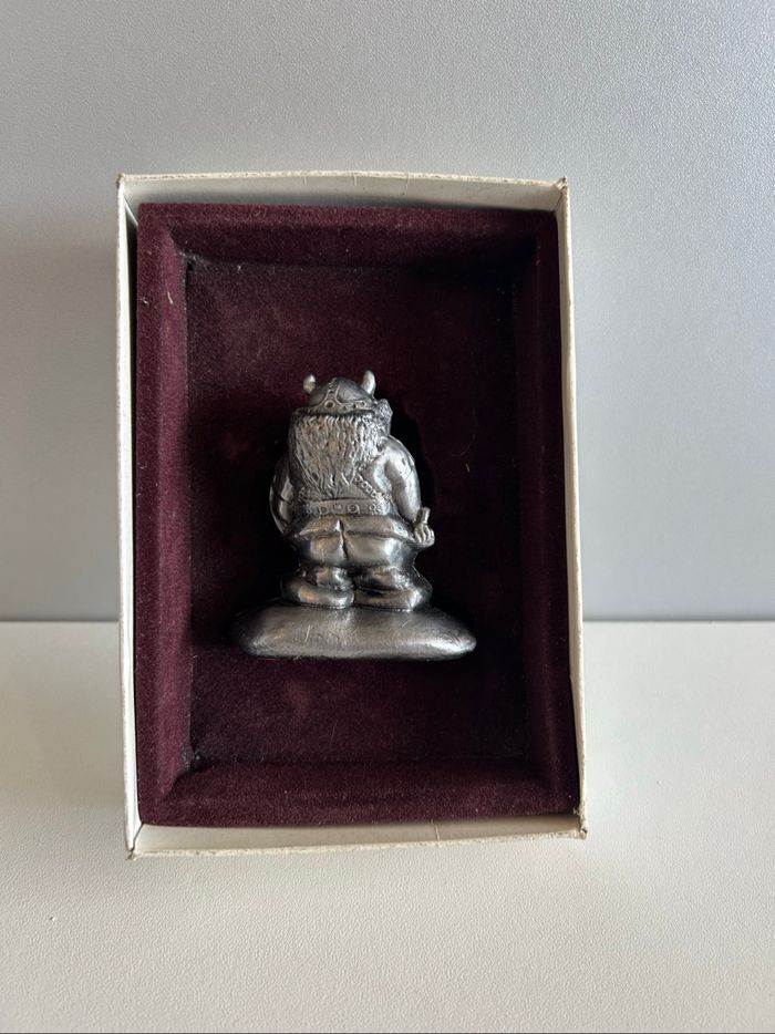 Figurine viking en métal – dans son écrin – style médiéval - photo numéro 3
